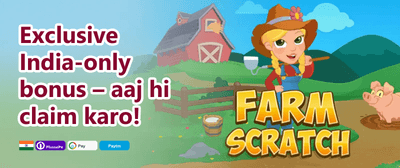 100% Welcome Match Bonus promotion banner